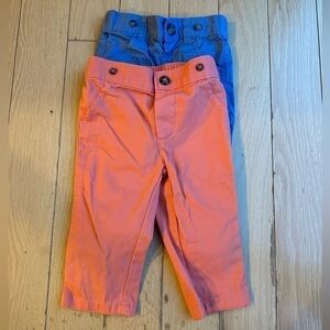Two Pair Summer Baby Pants - 6-9mo